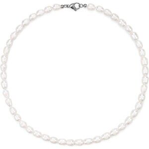 COAI Women's Pearl Necklace Pearl Strand Necklace for Women Men